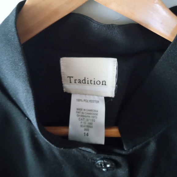 🖤 Blazer by TRADITION | Lightweight | Size 14 | Black - Picture 5 of 5